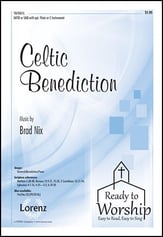 Celtic Benediction SATB choral sheet music cover